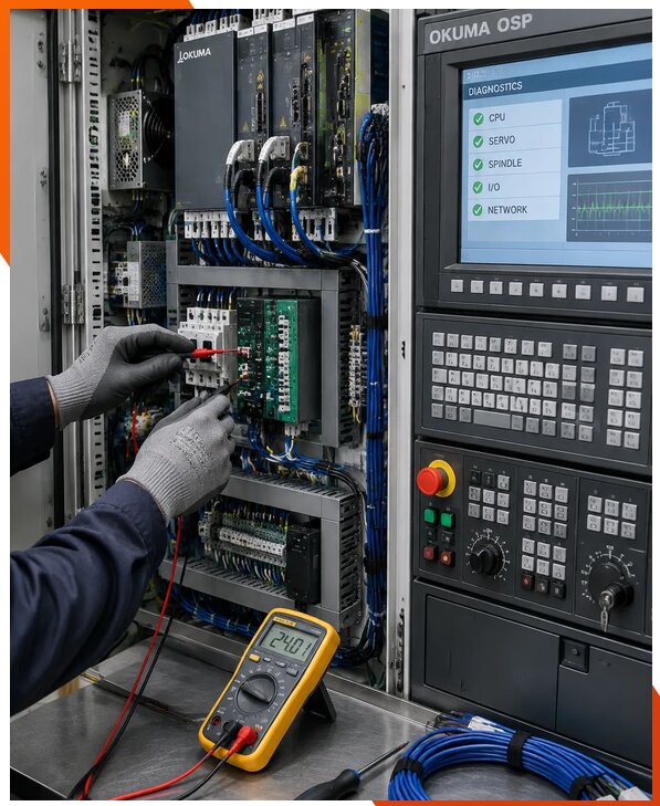 Ремонт систем ЧПУ Okuma OSP в Химках